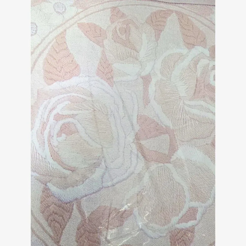 Vintage Erica Wilson Roses Crewel Pillow Kit 1980 Embroidery Wool Yarn 16 X 16
